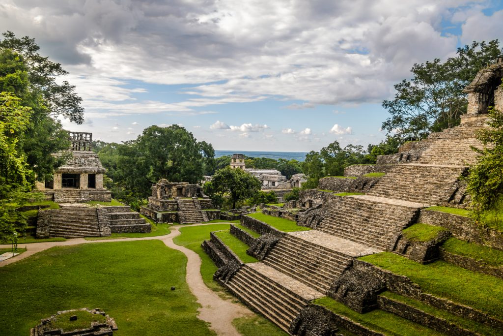 Temples of the Cross Group at mayan ruins of Palenque - Chiapas, Mexico - A Way To Go Travel